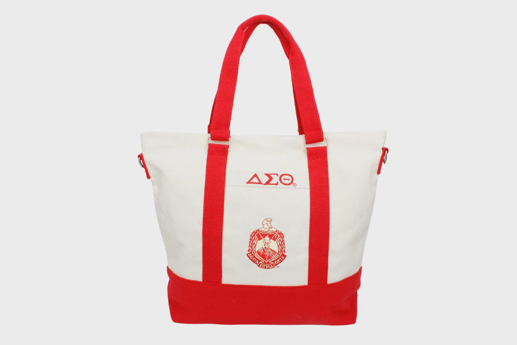 Delta Sigma Theta Cotton Tote Bag