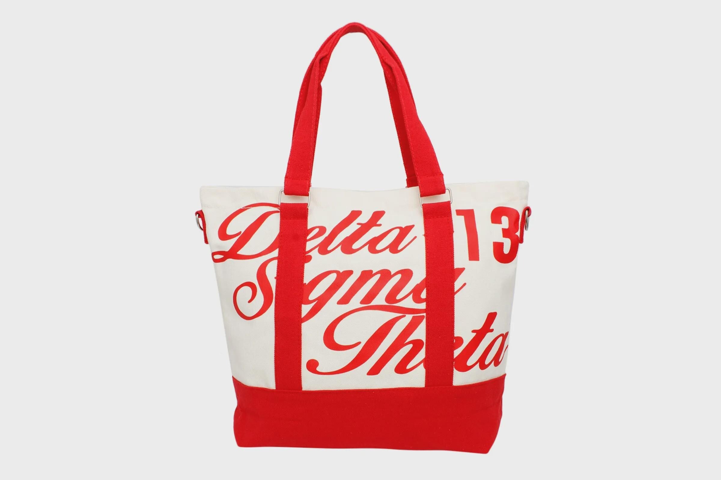 Delta Sigma Theta Cotton Tote Bag