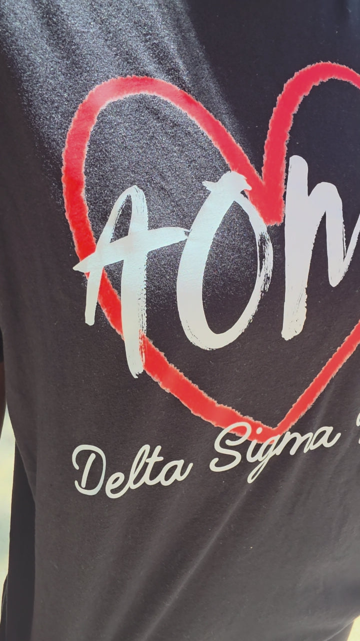 Delta Sigma Theta AOML Black Shirt