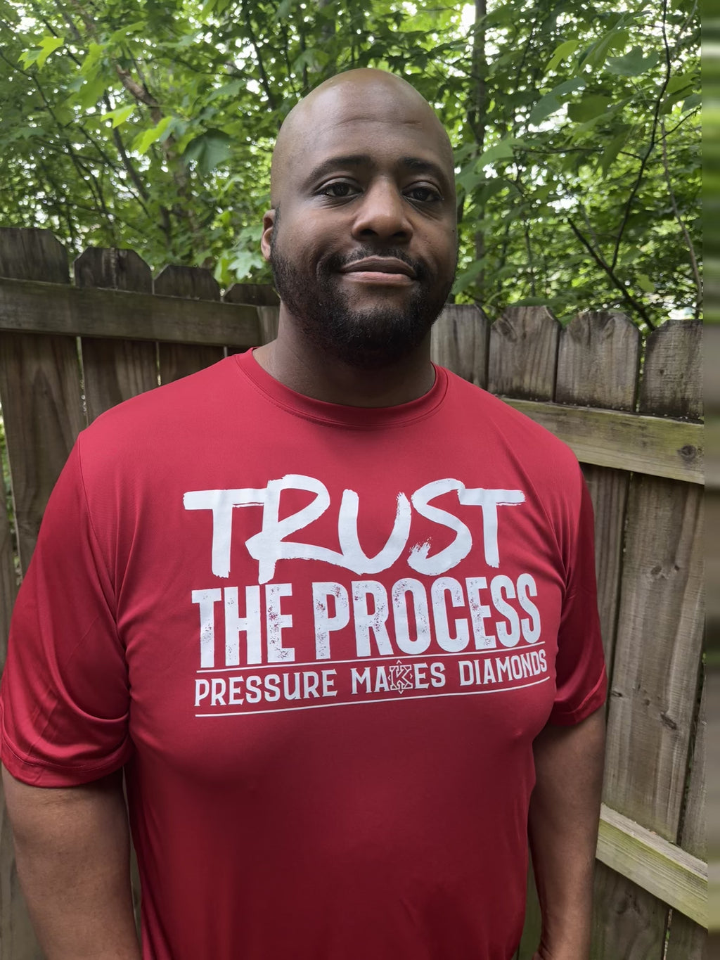 Trust The Process Crimson Dri-fit