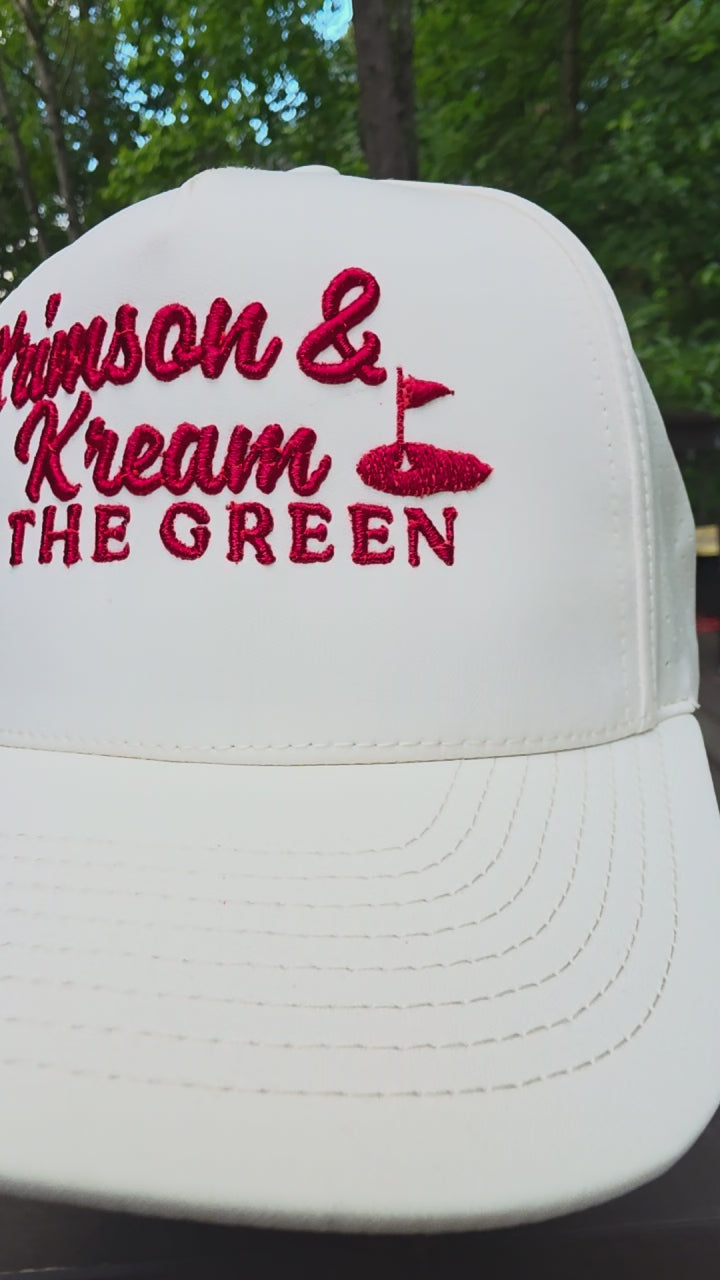 Kappa Alpha Psi Cream Perforated Performance Golf Hat