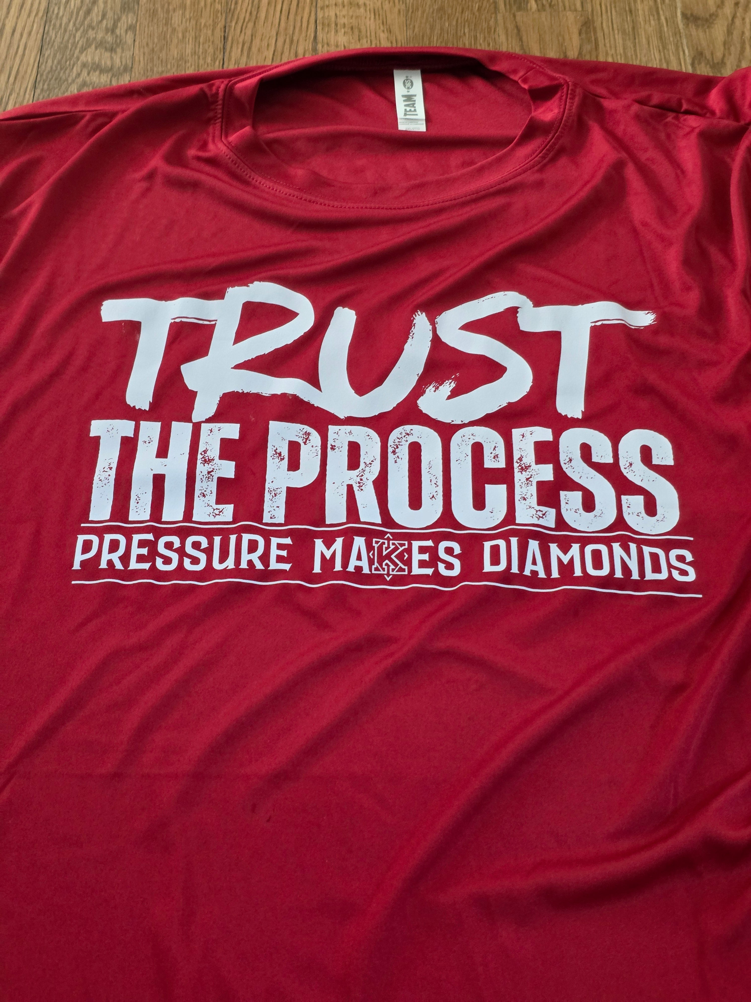 Trust The Process Crimson Dri-fit
