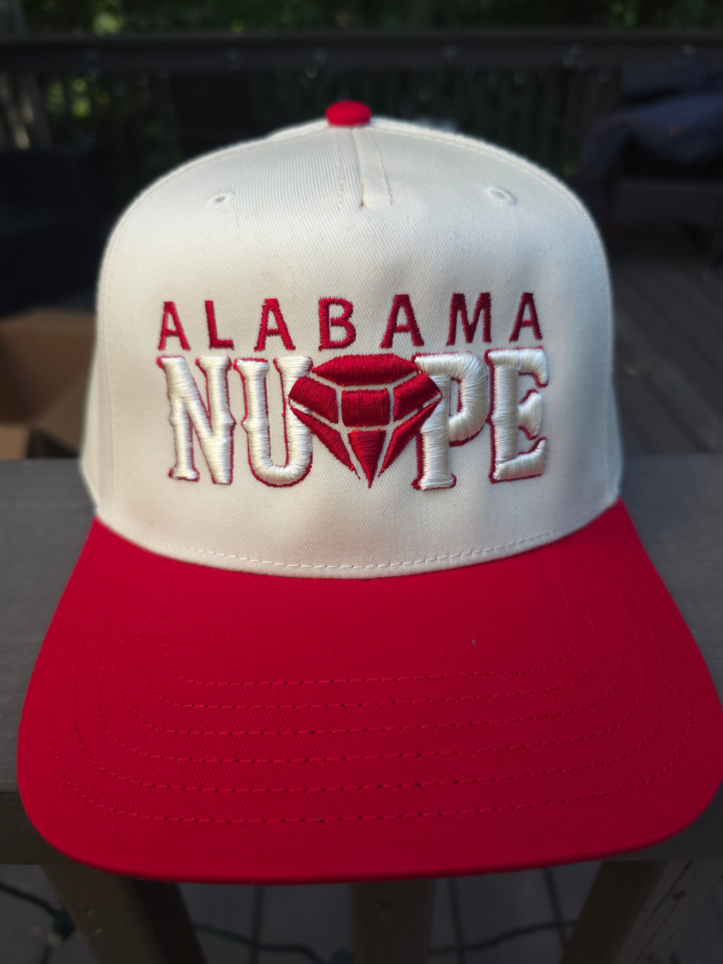 Alabama Nupe Diamond Embroidered Two Tone Hat