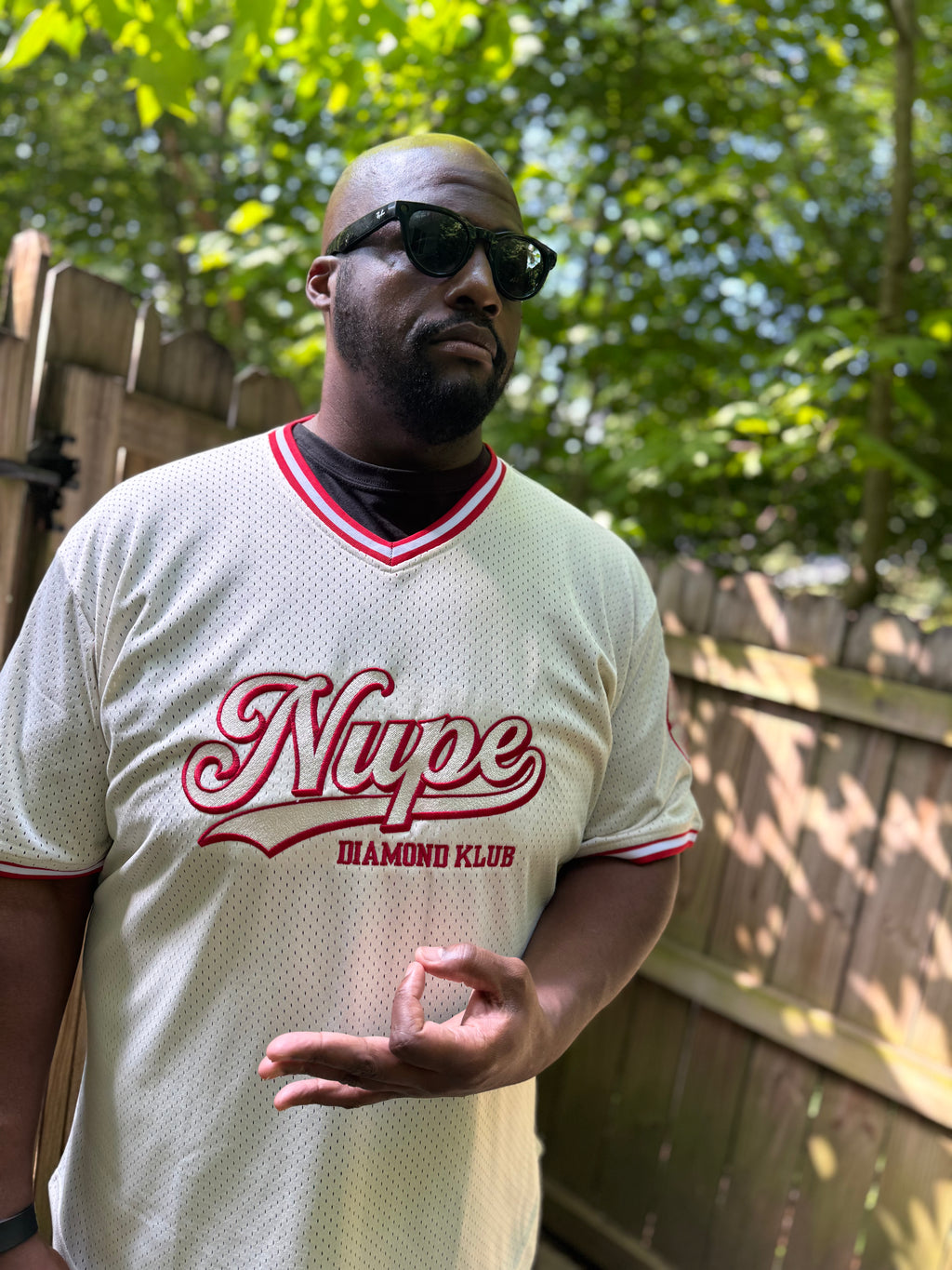 Nupe Diamond Klub Embroidered Retro Baseball Jersey