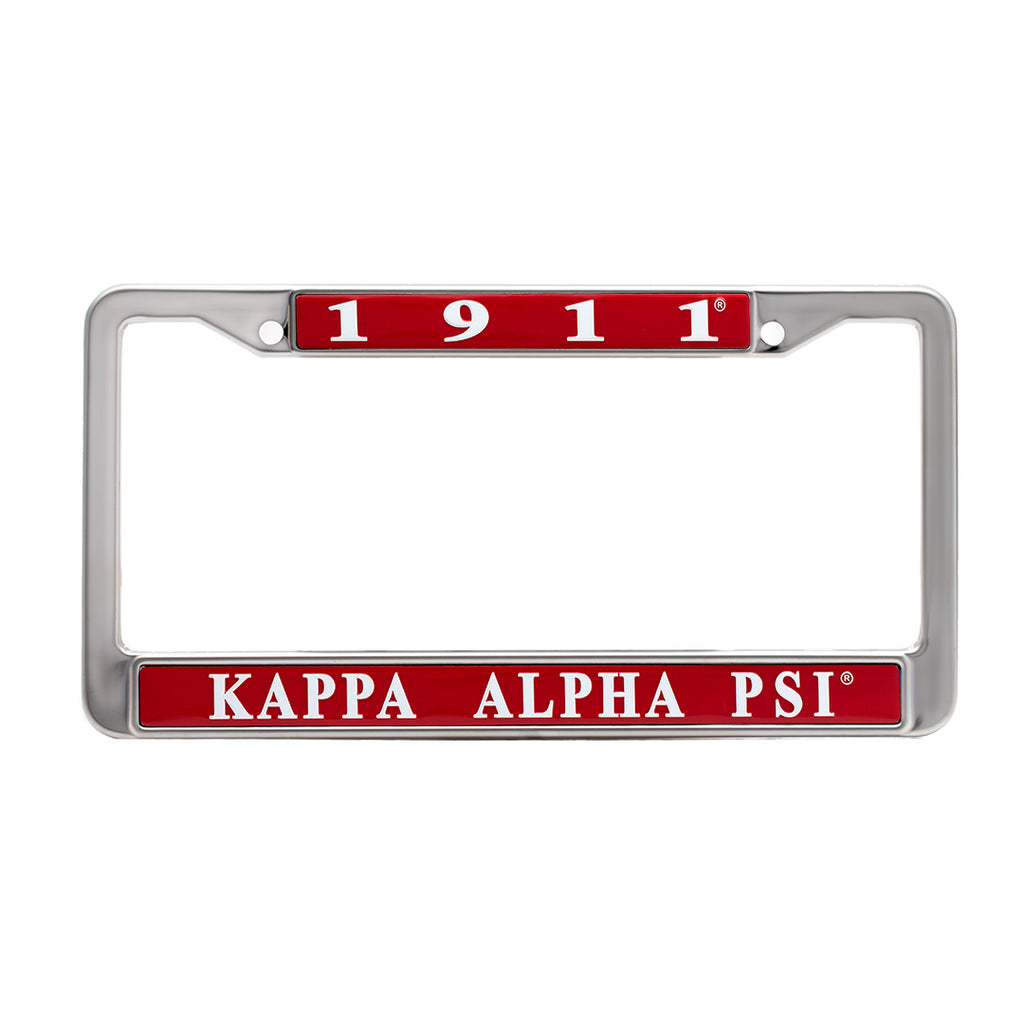Kappa Alpha Psi Back License Plate Tag