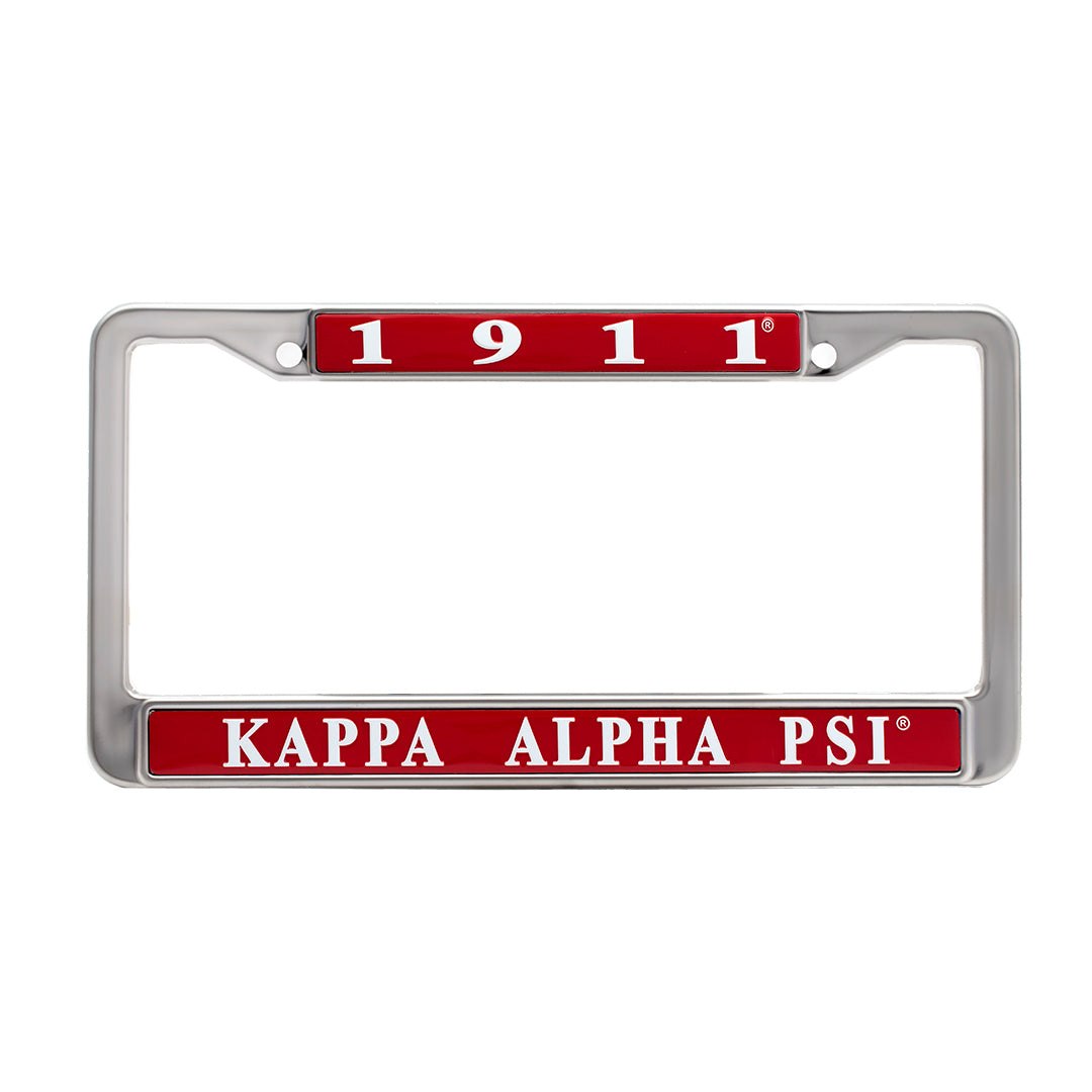 Kappa Alpha Psi Back License Plate Tag