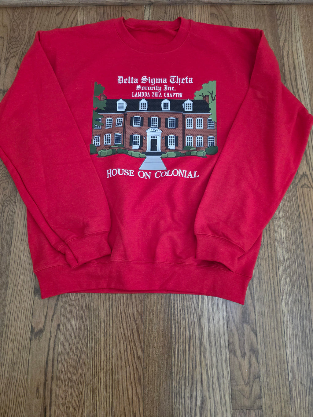 Lambda Zeta House On Colonial  Sweatshirt