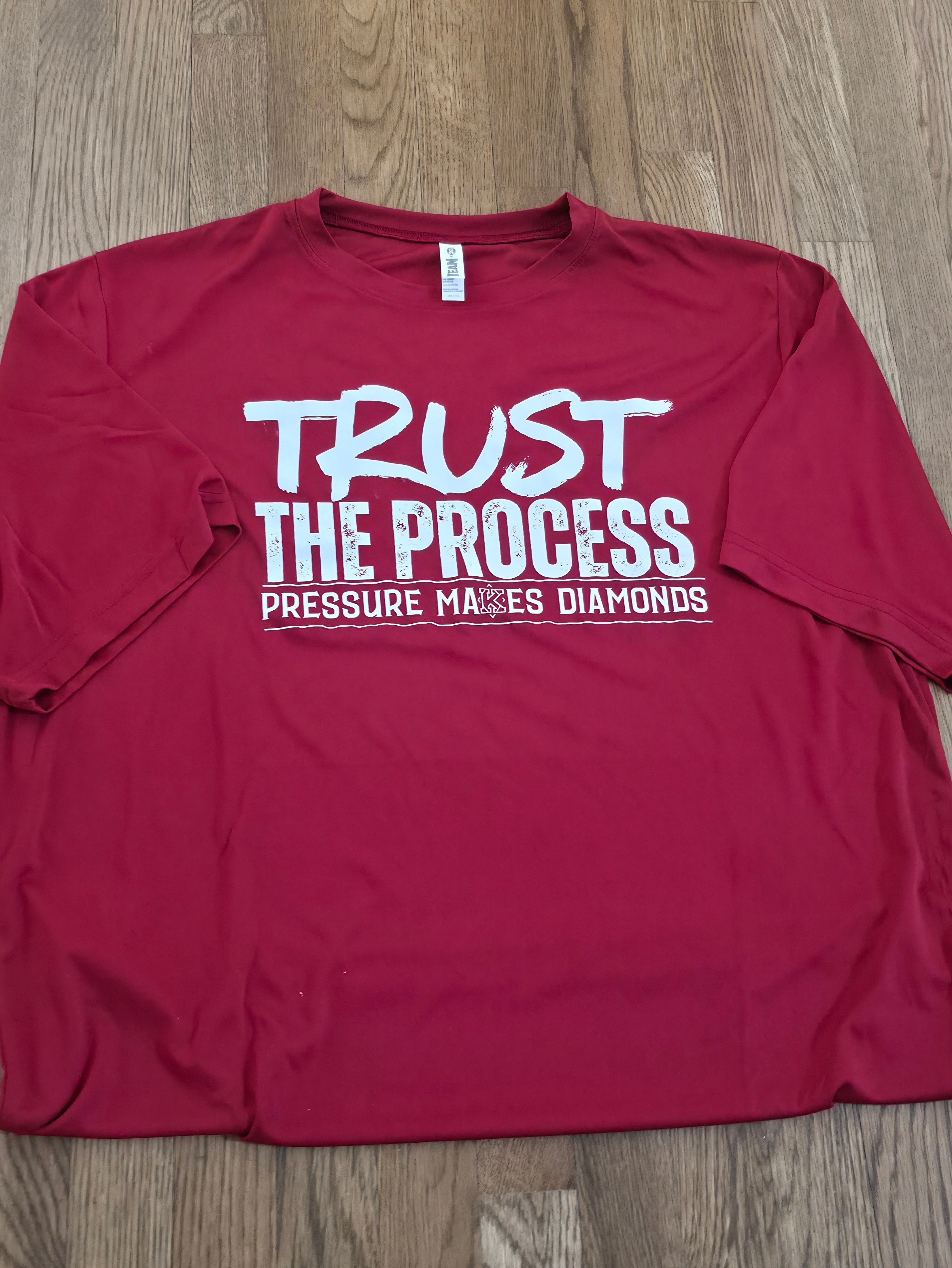 Trust The Process Crimson Dri-fit