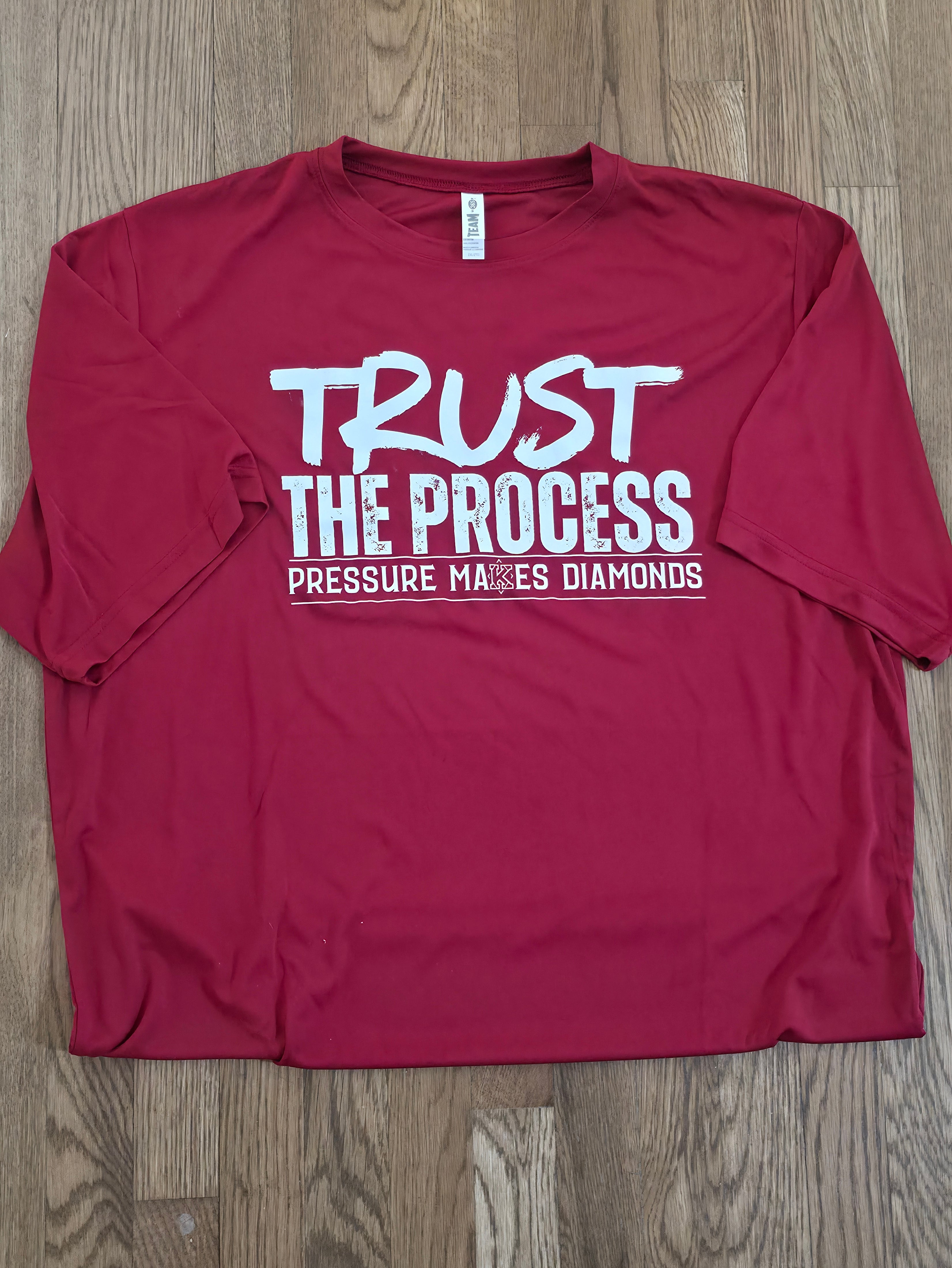 Trust The Process Crimson Dri-fit