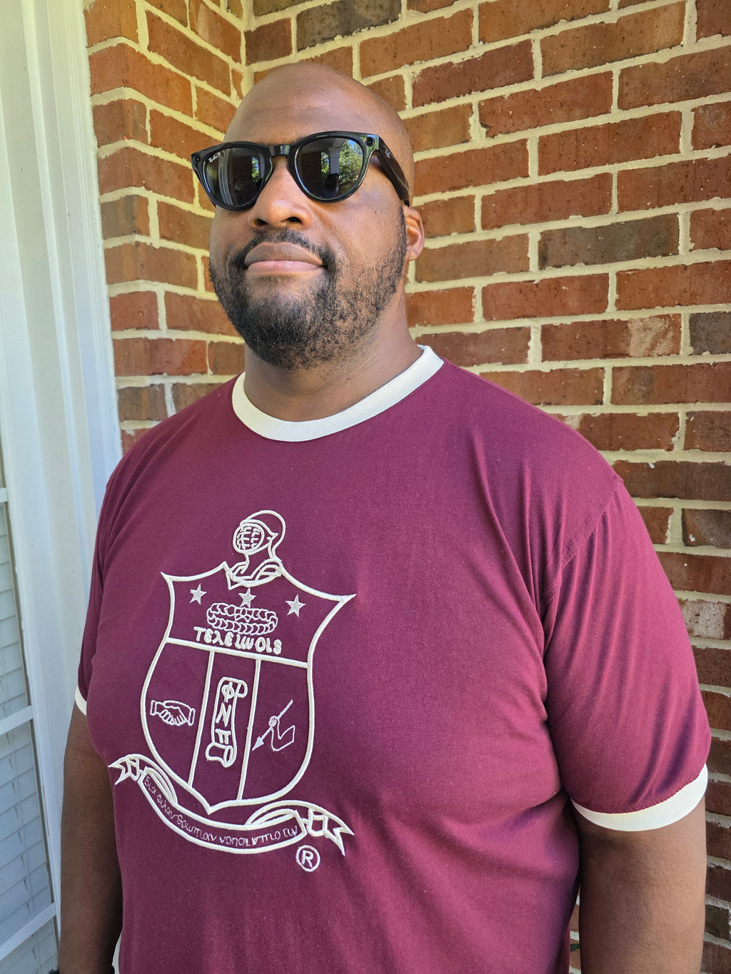 Kappa Alpha Psi Coat of Arms Ringer Tee