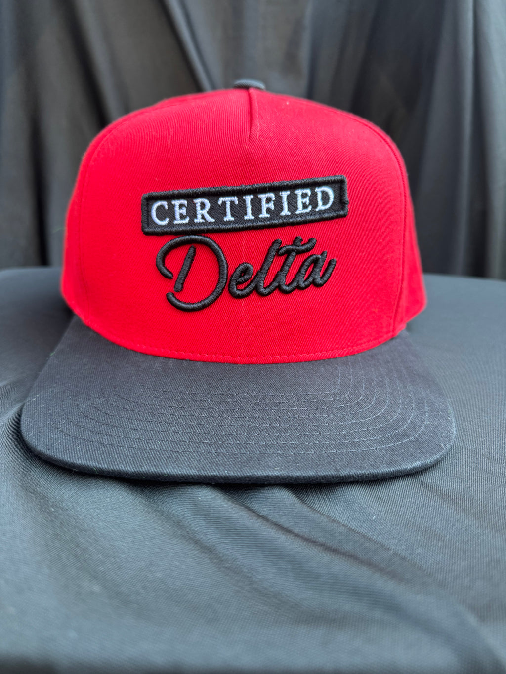 Certified Delta Red and Black Hat
