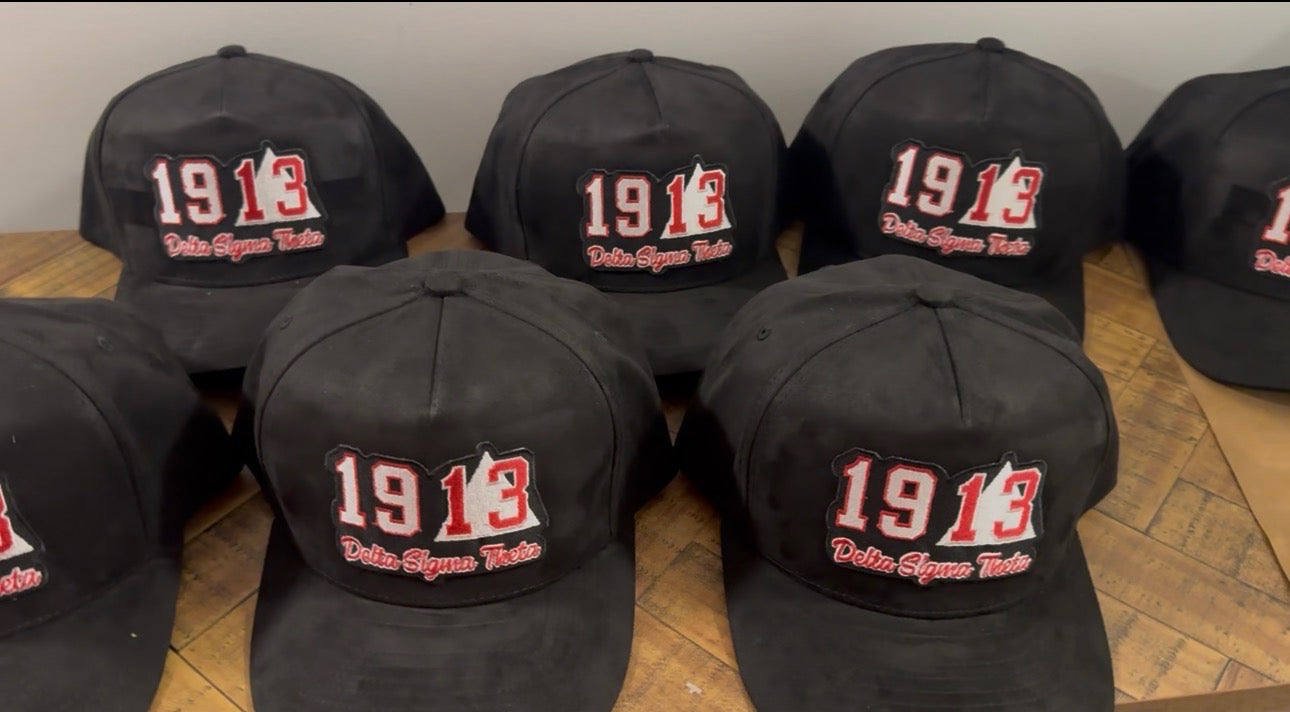 1913 Black Suede Hat