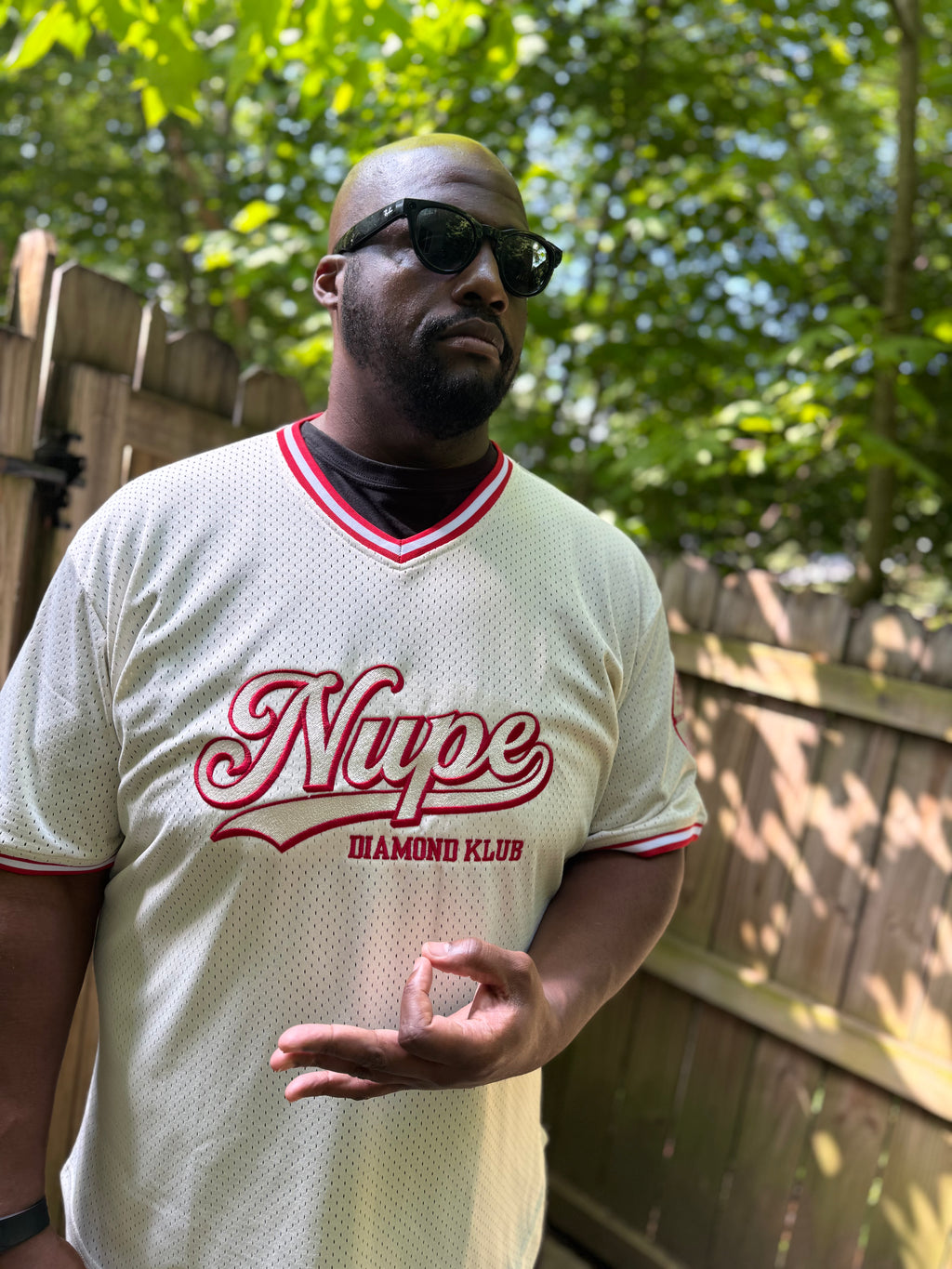 Nupe Diamond Klub Embroidered Retro Baseball Jersey