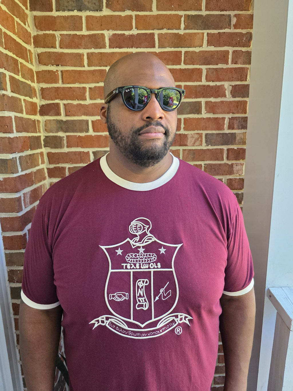 Kappa Alpha Psi Coat of Arms Ringer Tee