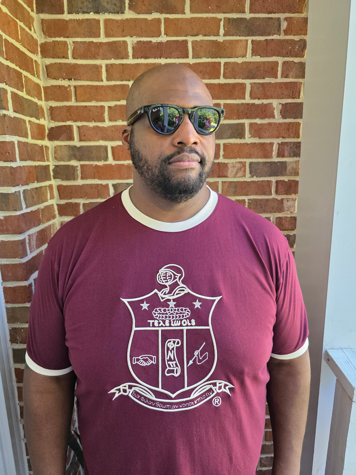 Kappa Alpha Psi Coat of Arms Ringer Tee