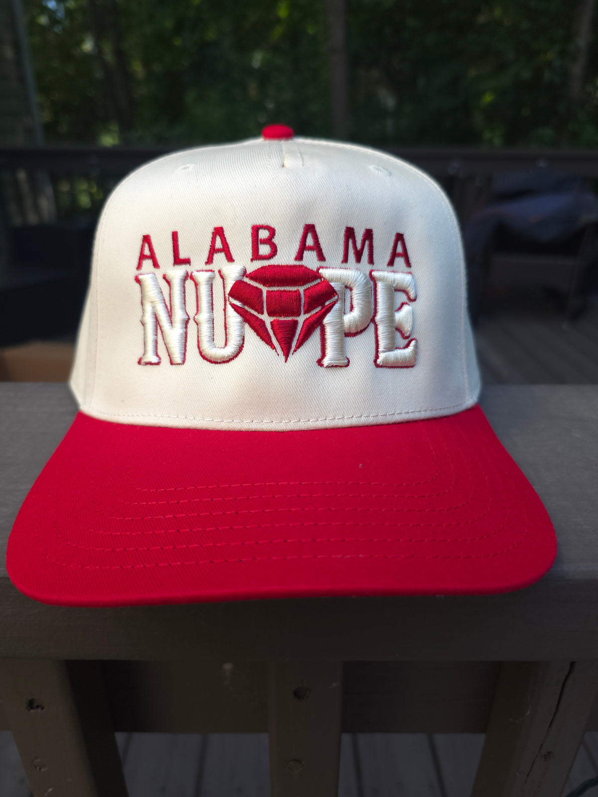 Alabama Nupe Diamond Embroidered Two Tone Hat